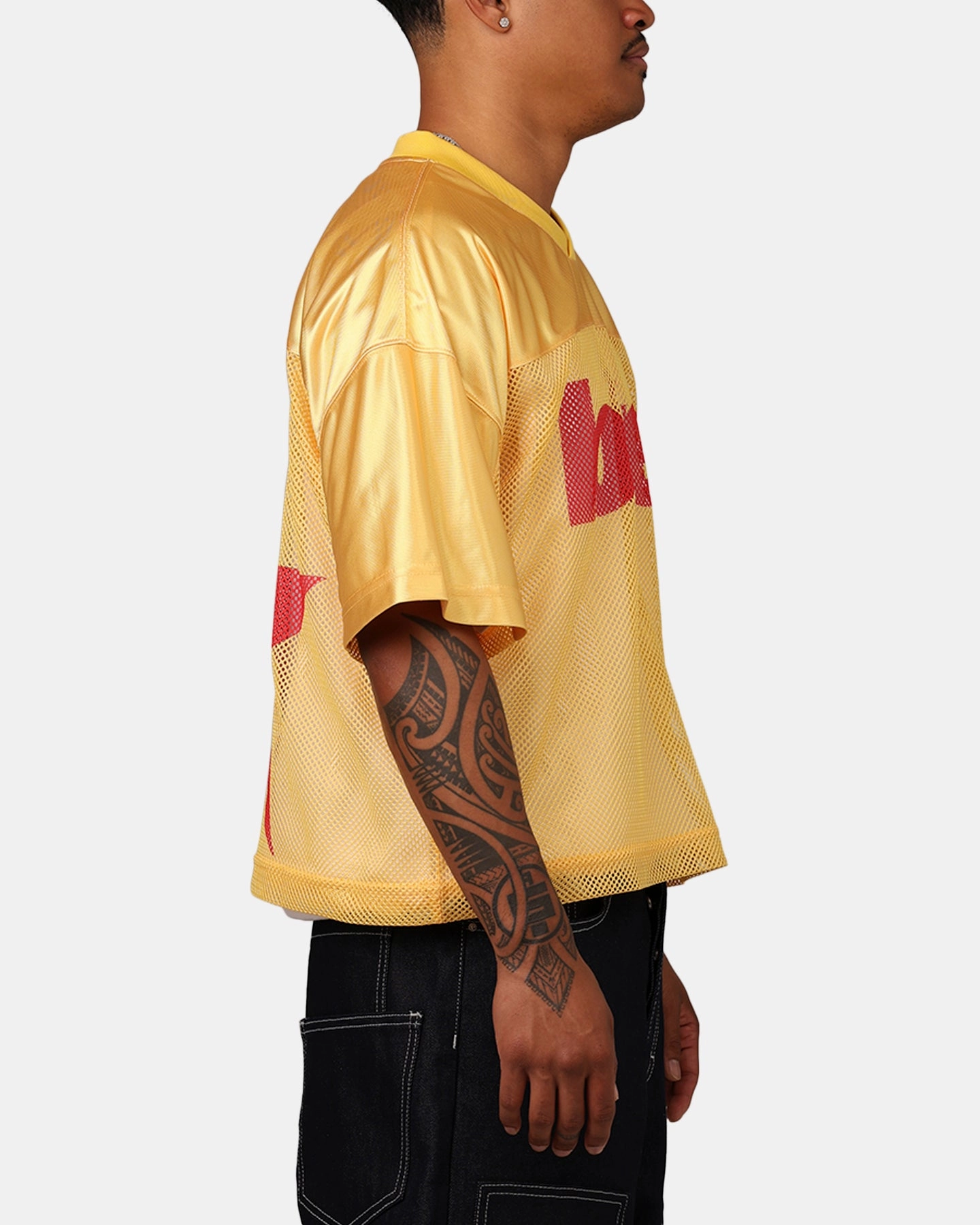 Relaxed Silhouette Loiter Outfield Training Jersey Yellow