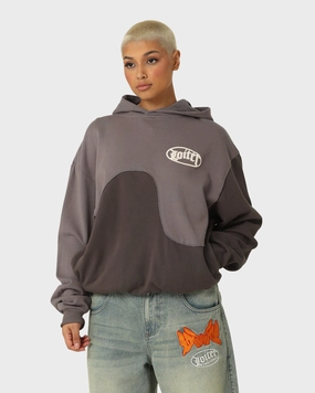 Loiter Palette Hoodie Grey Insulated Interior Versatile Wear