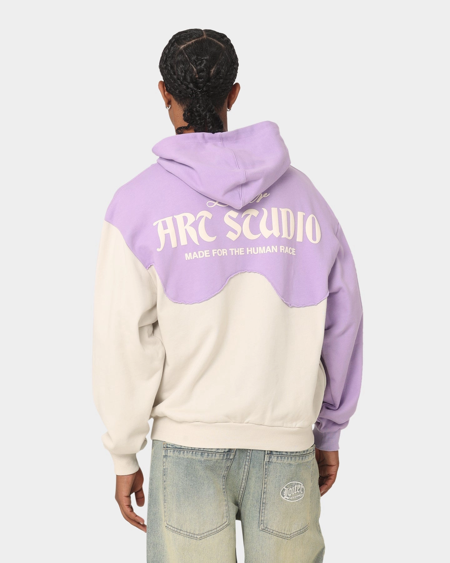 Hearing-aid Loiter Palette Hoodie Purple/Grey