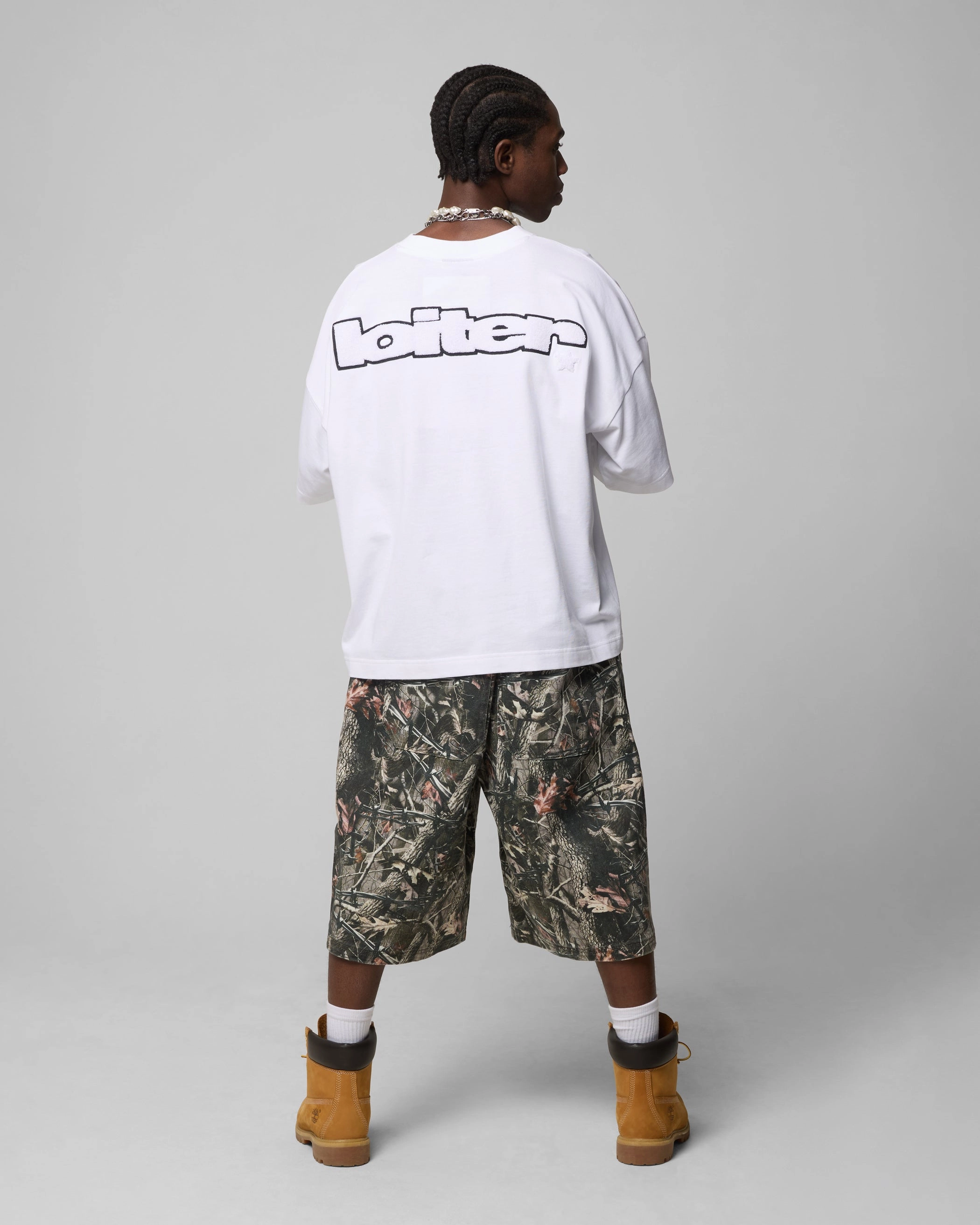 Casual Chic Loiter Premium Essentials Boxy T-Shirt White