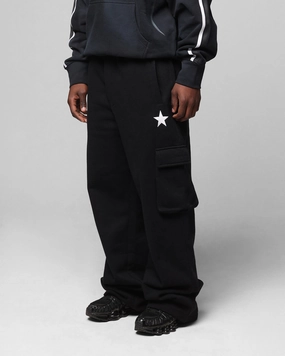 Loiter Premium Essentials Sweatpants Black/White Versatile Layering Customizable length