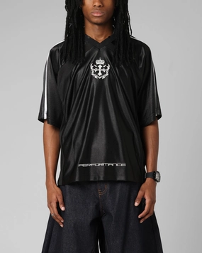 Airflow Channel Panels Tagless Neckline Design Loiter Purity Jersey Black