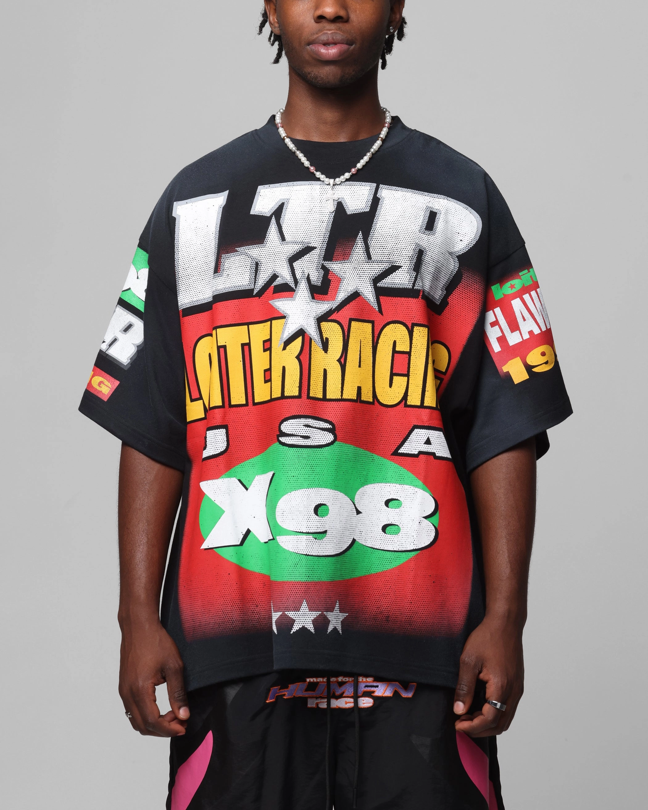 Loiter Racer Box T-Shirt Vintage Black quick-drying