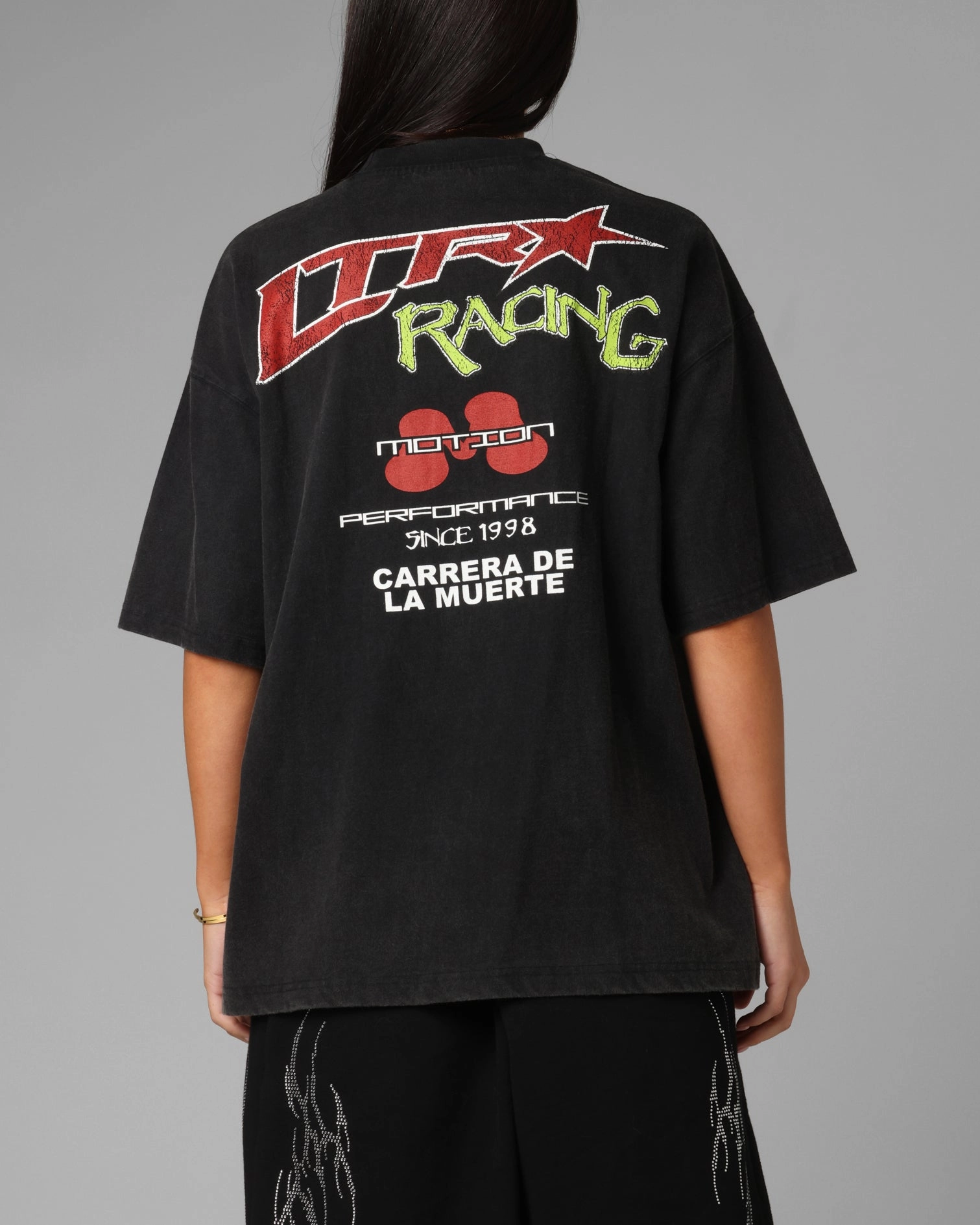 Loiter Racing Premium T-Shirt Charcoal Classic Style Trend