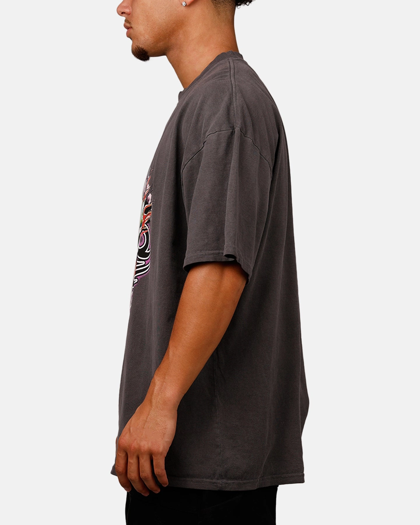 Comfortable And Trendy Loiter Rip N Dip T-Shirt Charcoal