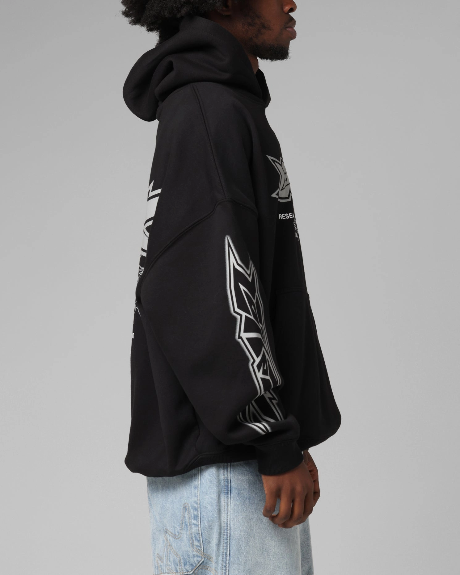 Loiter Runway Hoodie Black Adaptive Fit close range combat