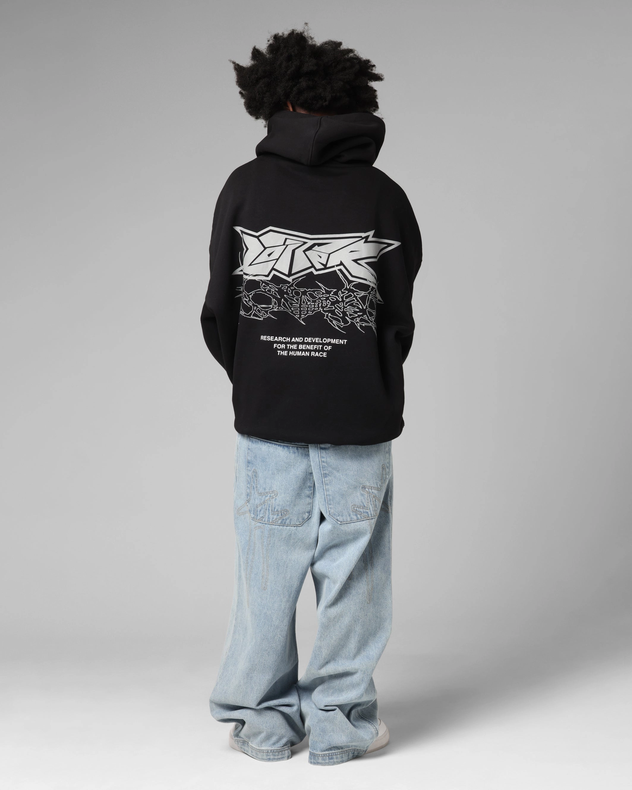 Cutting - edge Layered Airflow System Loiter Runway Hoodie Black