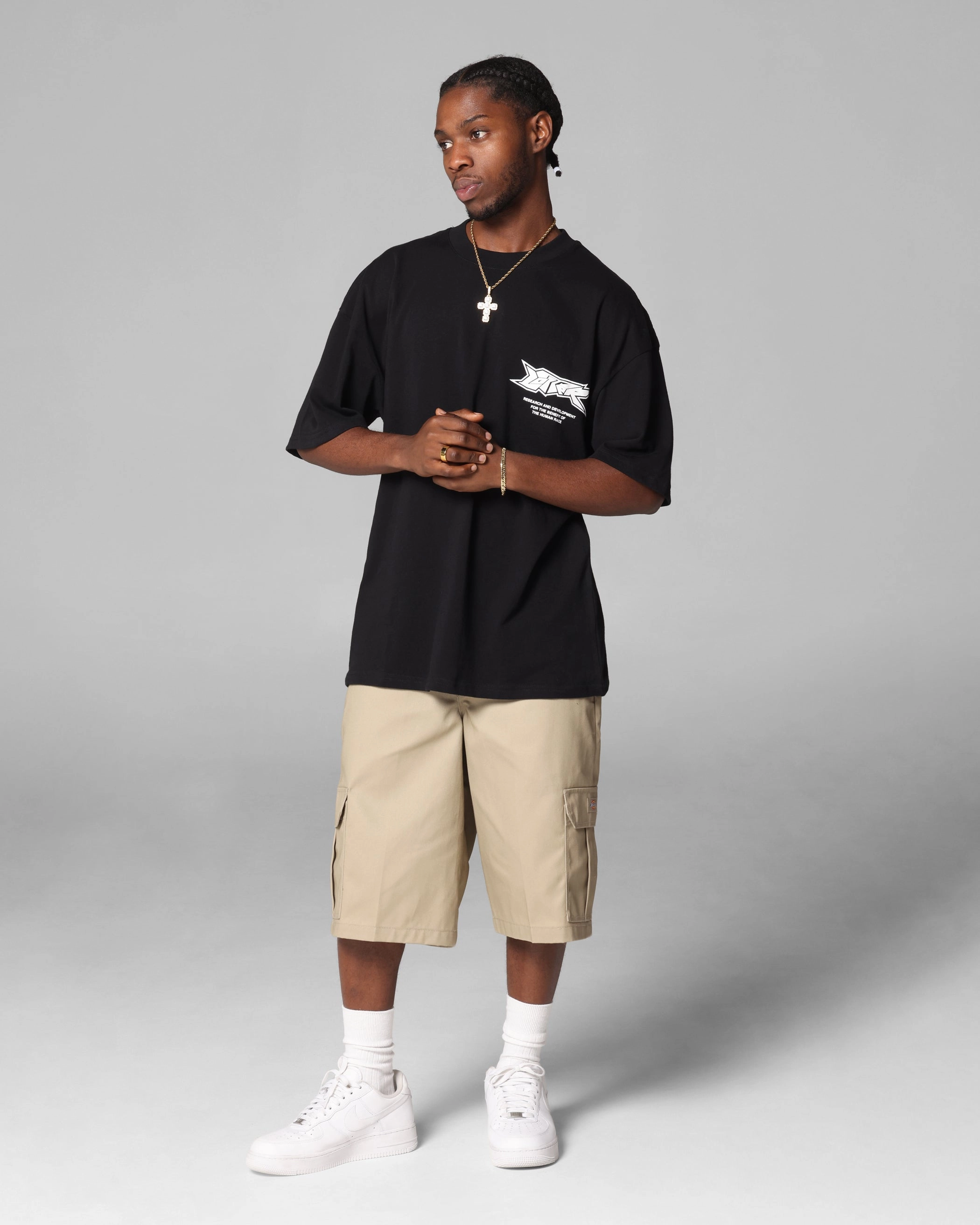 Loiter Runway T-Shirt Black Washable Comfy Touch