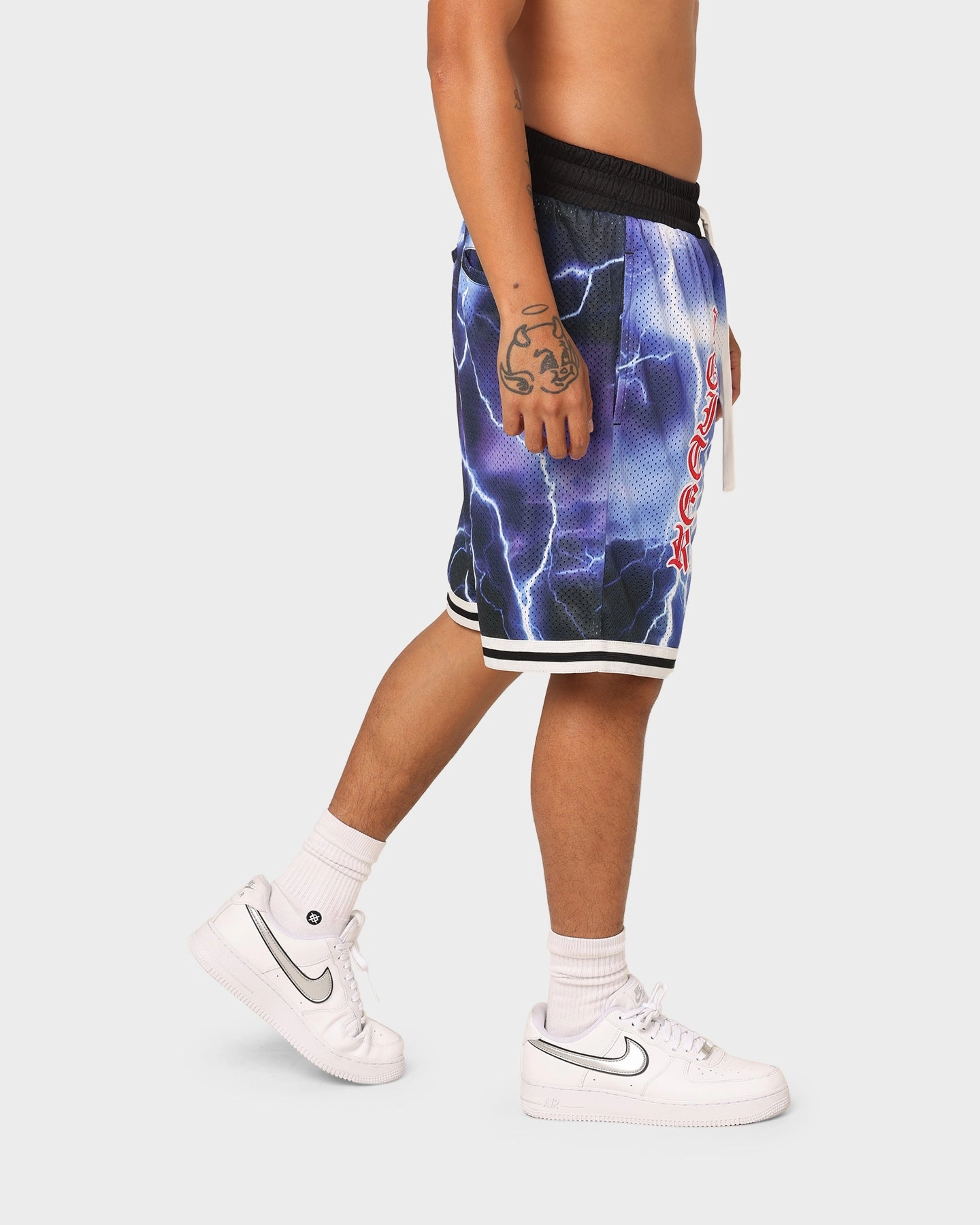 Loiter Script Ball Shorts Multi Snag Free Fabric Technology