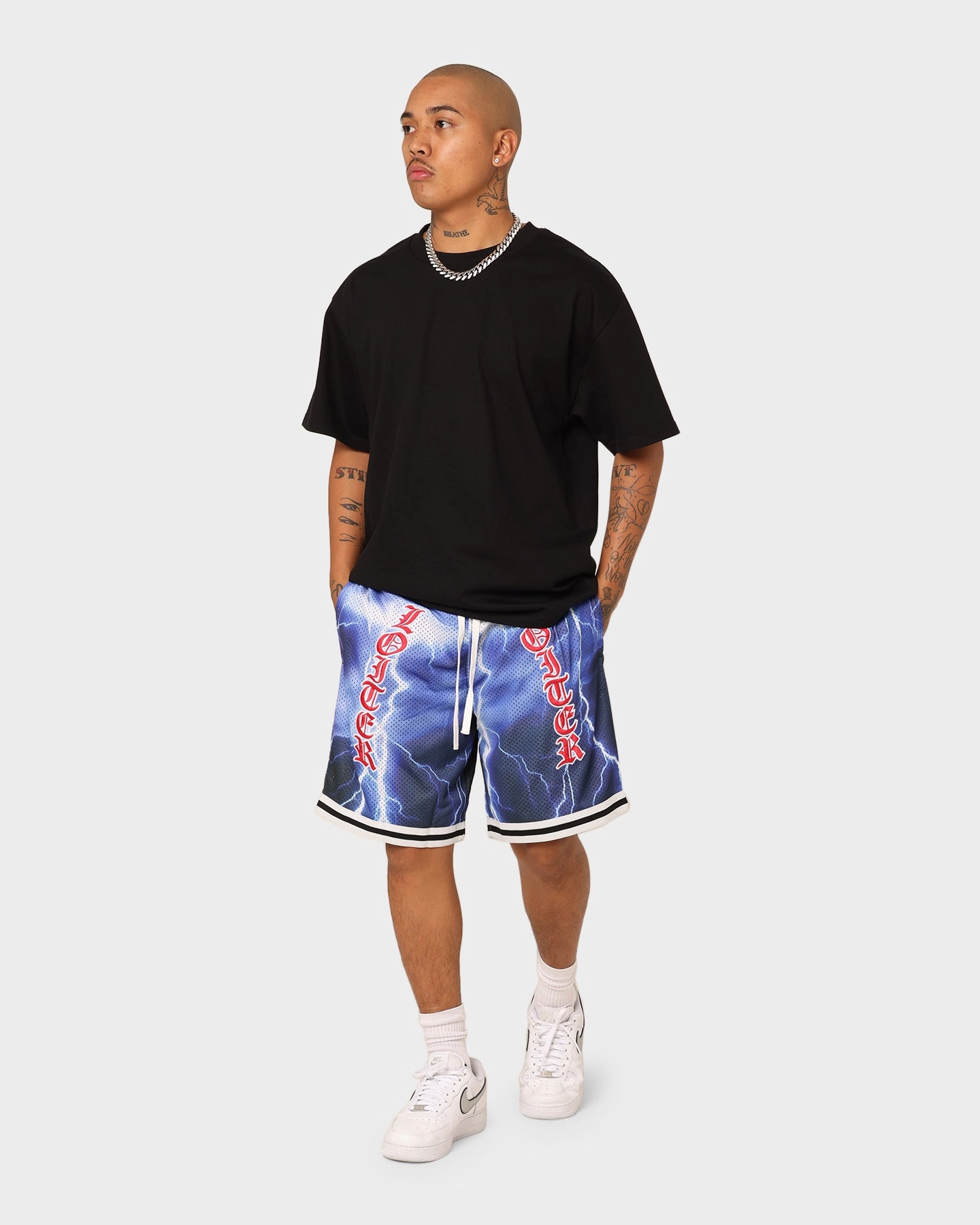 Sport Friendly surf wear Loiter Script Ball Shorts Multi