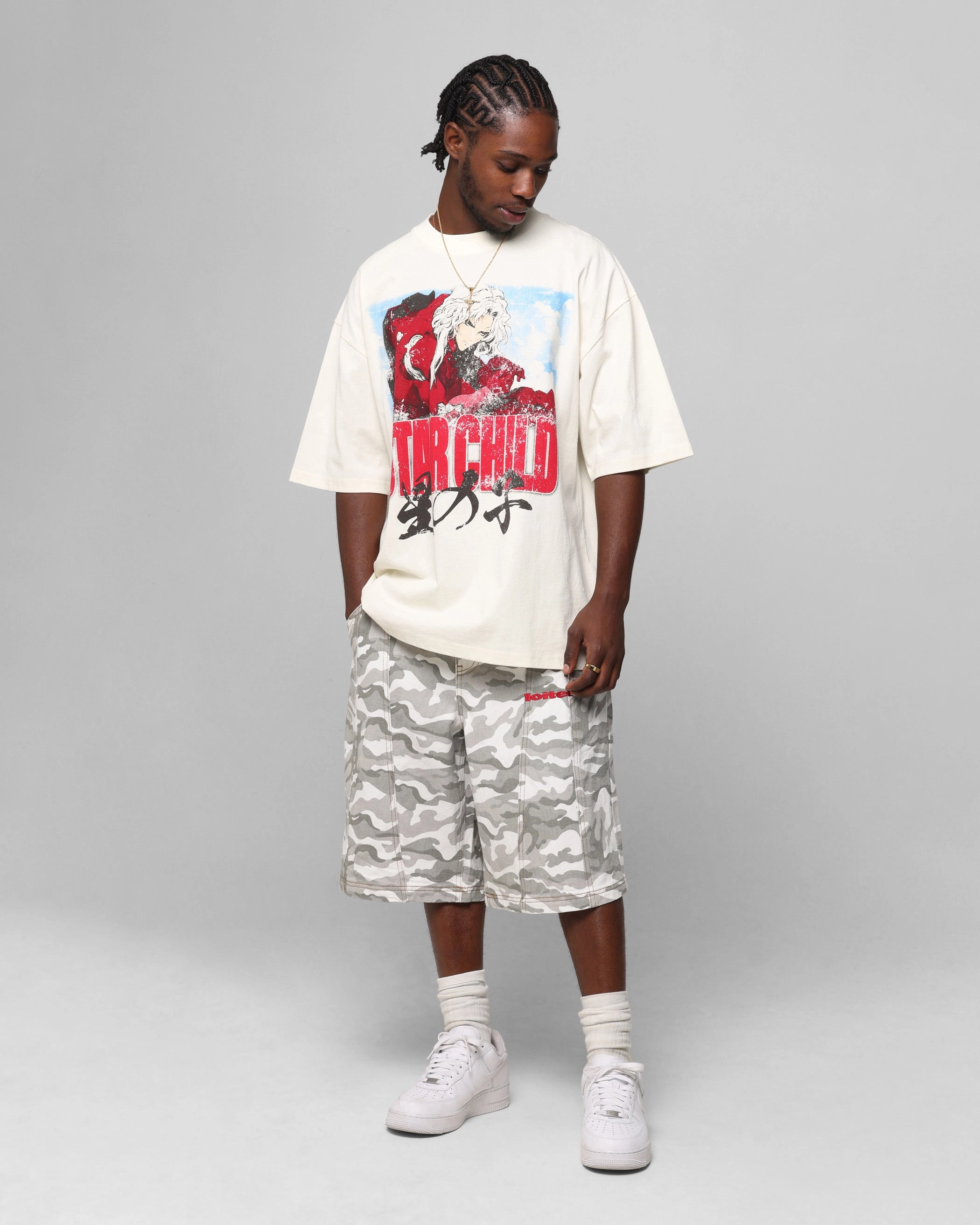 Loiter Sebastian Vintage T-Shirt Off White Trendy