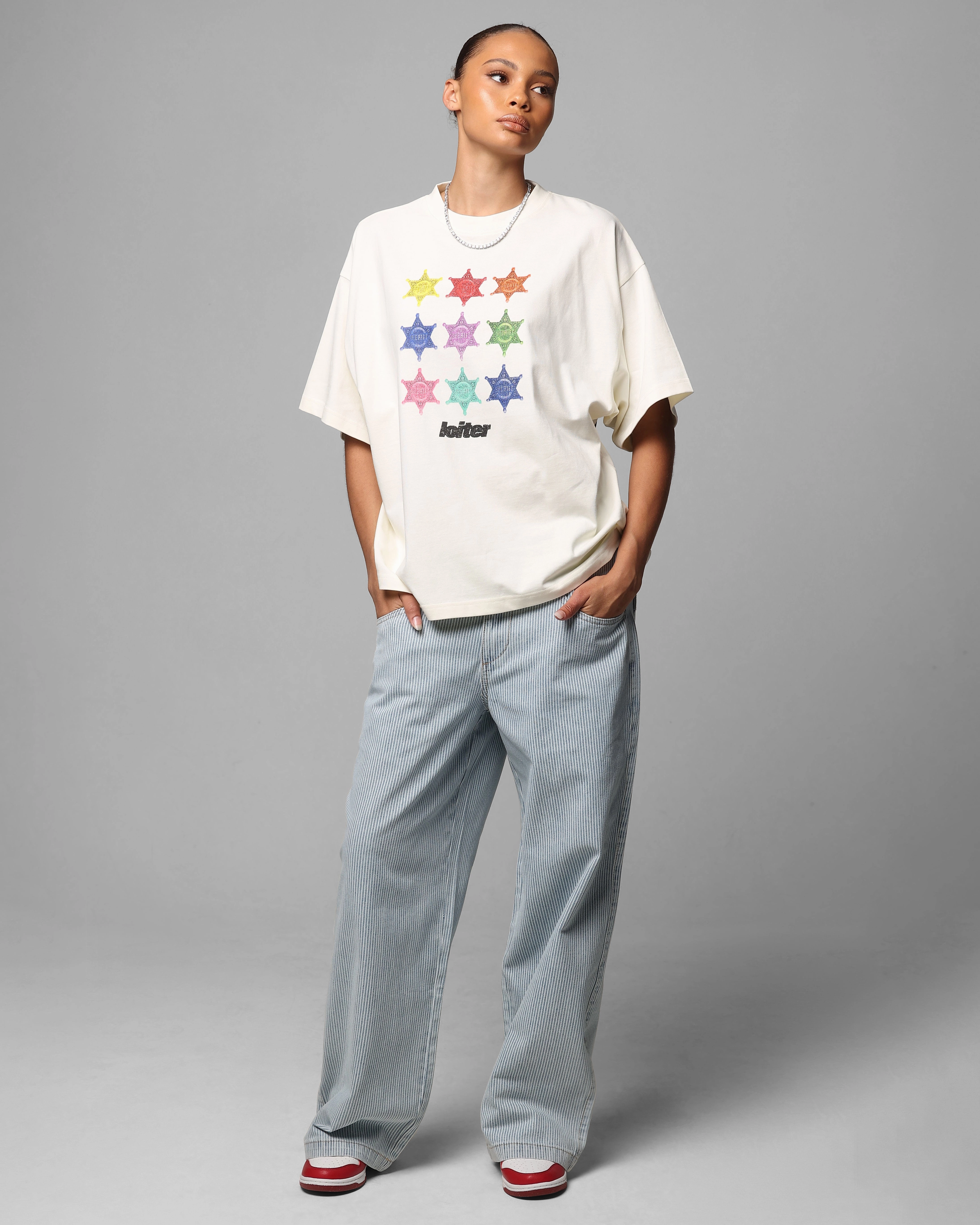Loiter Sherif Vintage T-Shirt Off White Urban Trend