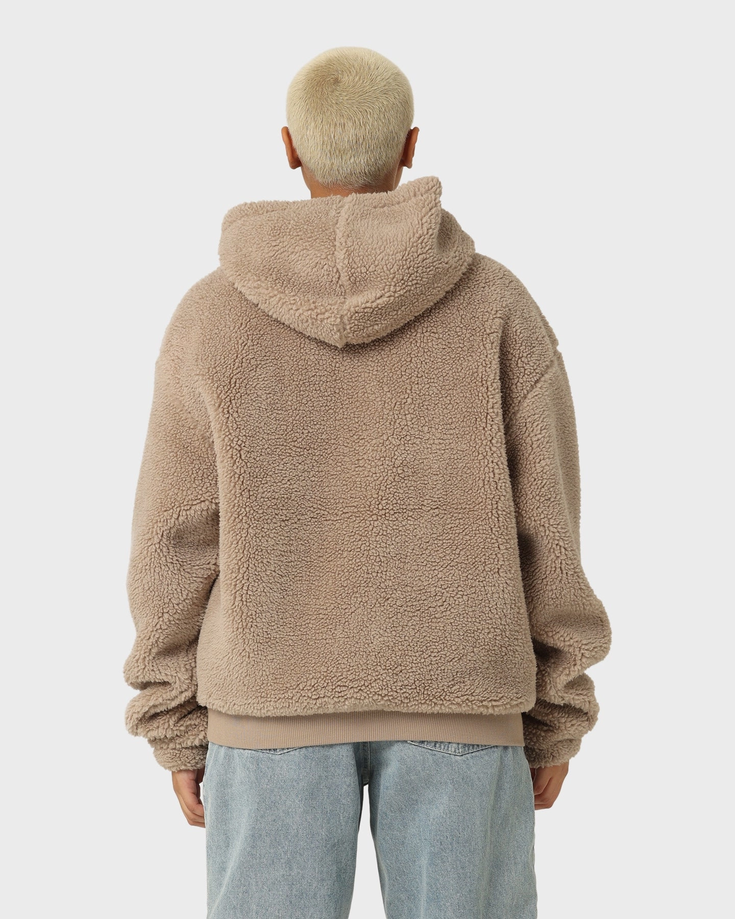 suitable for formal meetings Loiter Sherpa Hoodie Tan