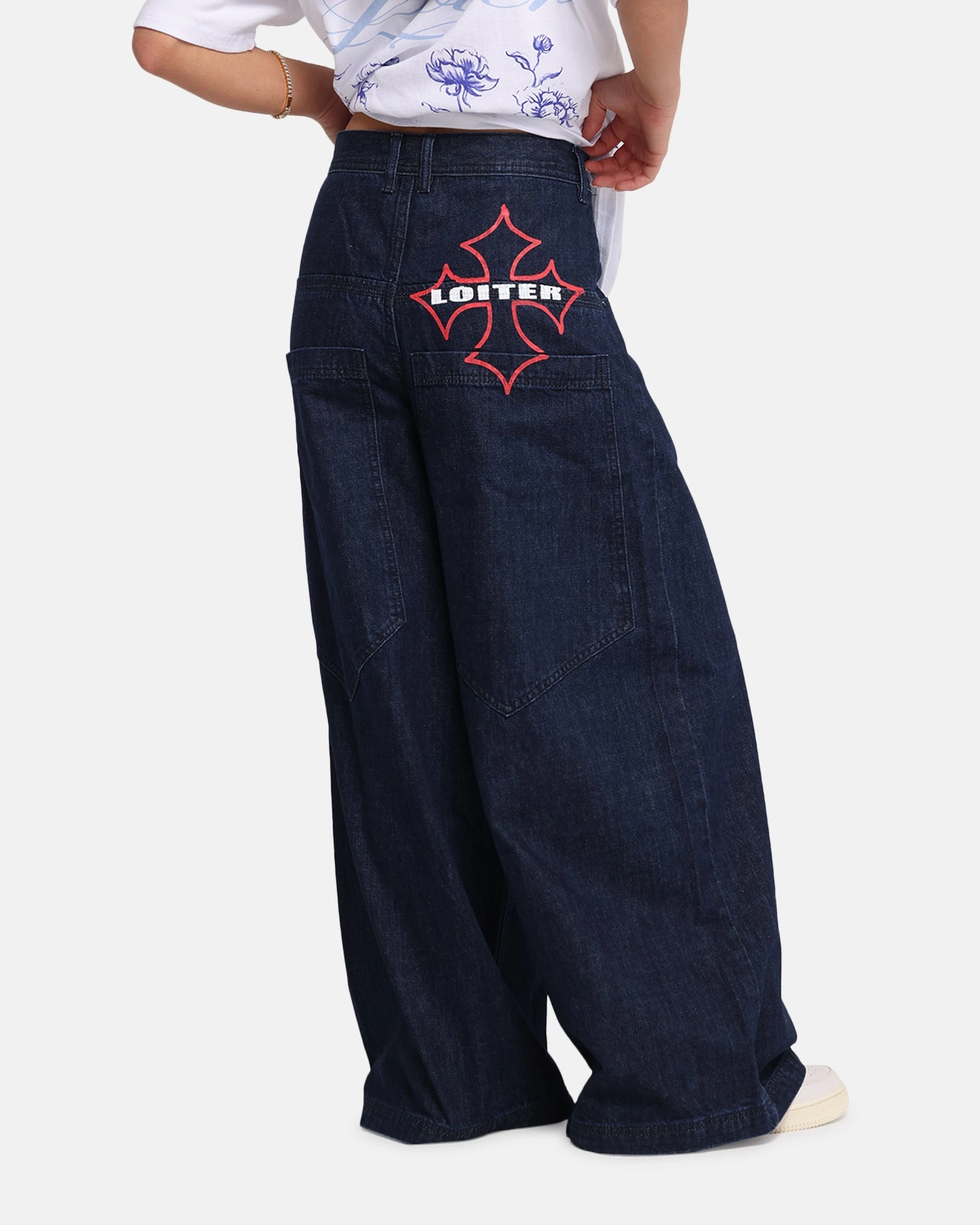 Loiter Skate Jeans Dark Indigo General Option