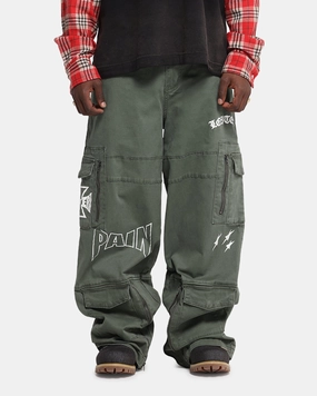 Loiter Sketch Utility Pants Olive Flexible Layer Quick Release Buckle
