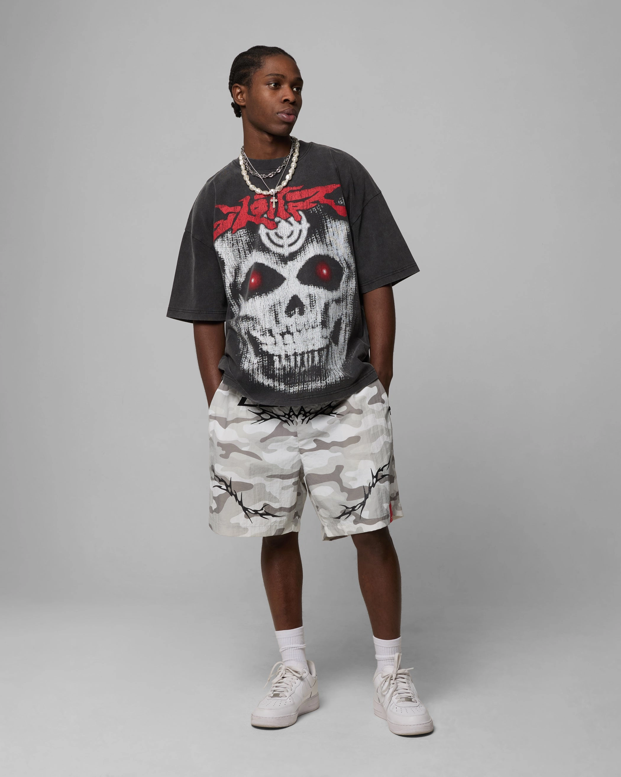 Comfy Casual Wear Loiter Ski Mask Premium T-Shirt Vintage Black