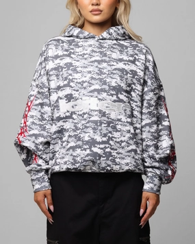 Loiter Soho Hoodie Snow Camo Applaud