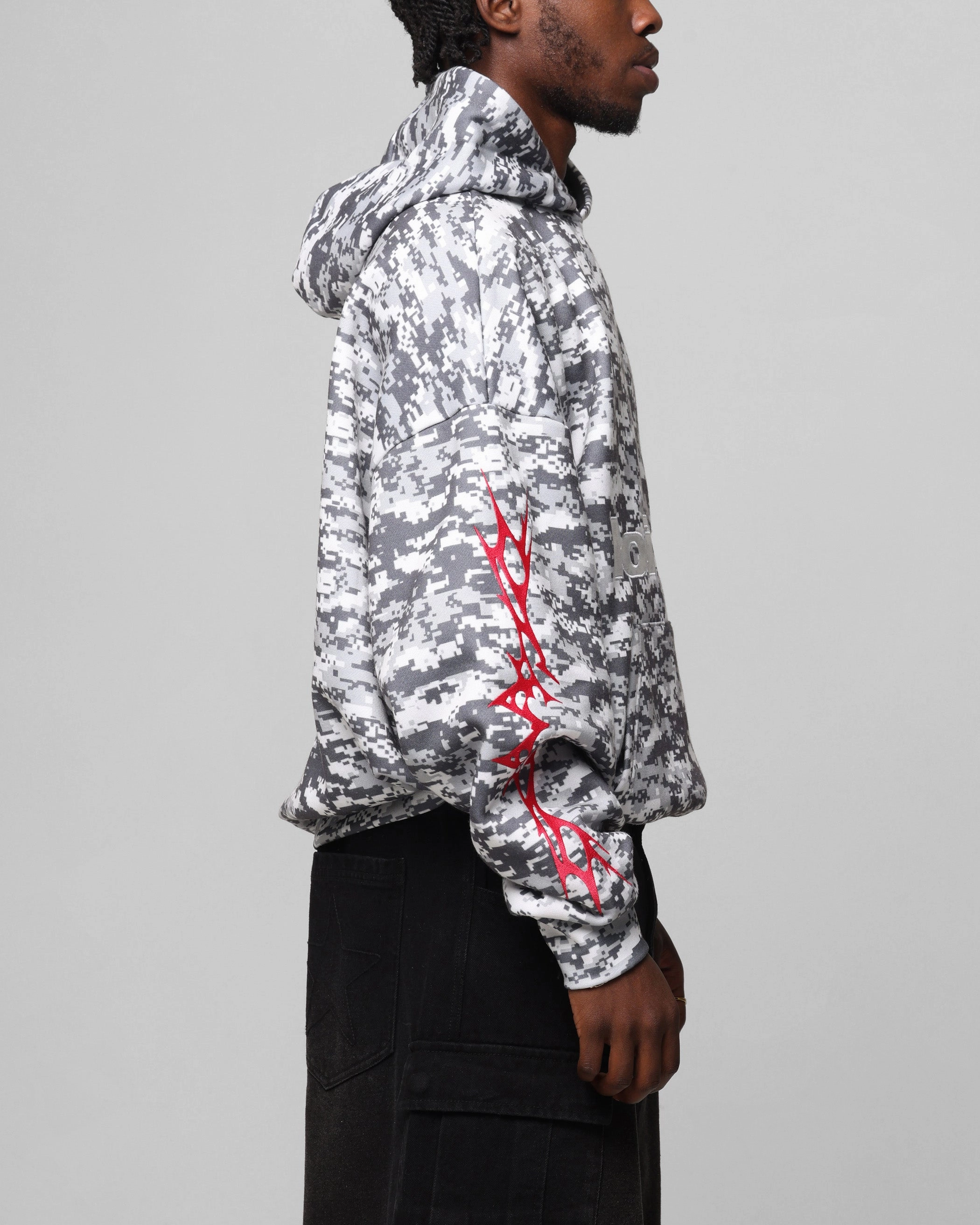 Weather resistant Loiter Soho Hoodie Snow Camo
