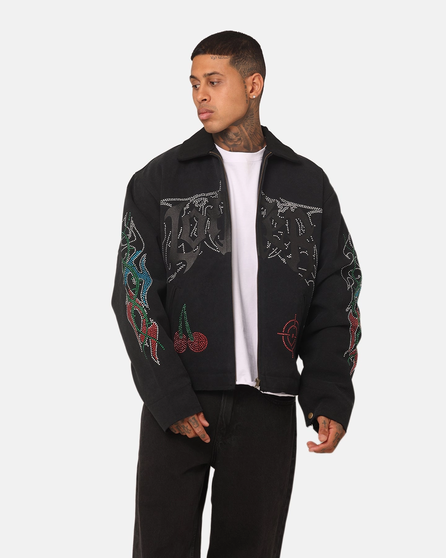 Loiter Spectre Work Jacket Vintage Black Athletic Wear