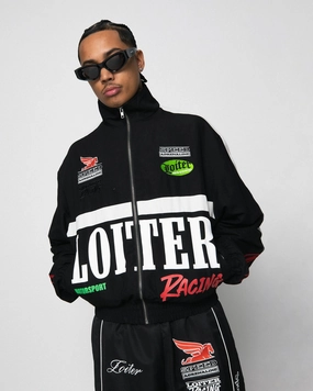 Loiter Speedway Windbreaker Jacket Black Jog High-Tech Fabric