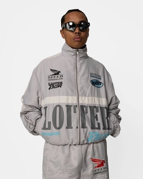 wedding ceremony Loiter Speedway Windbreaker Jacket Grey