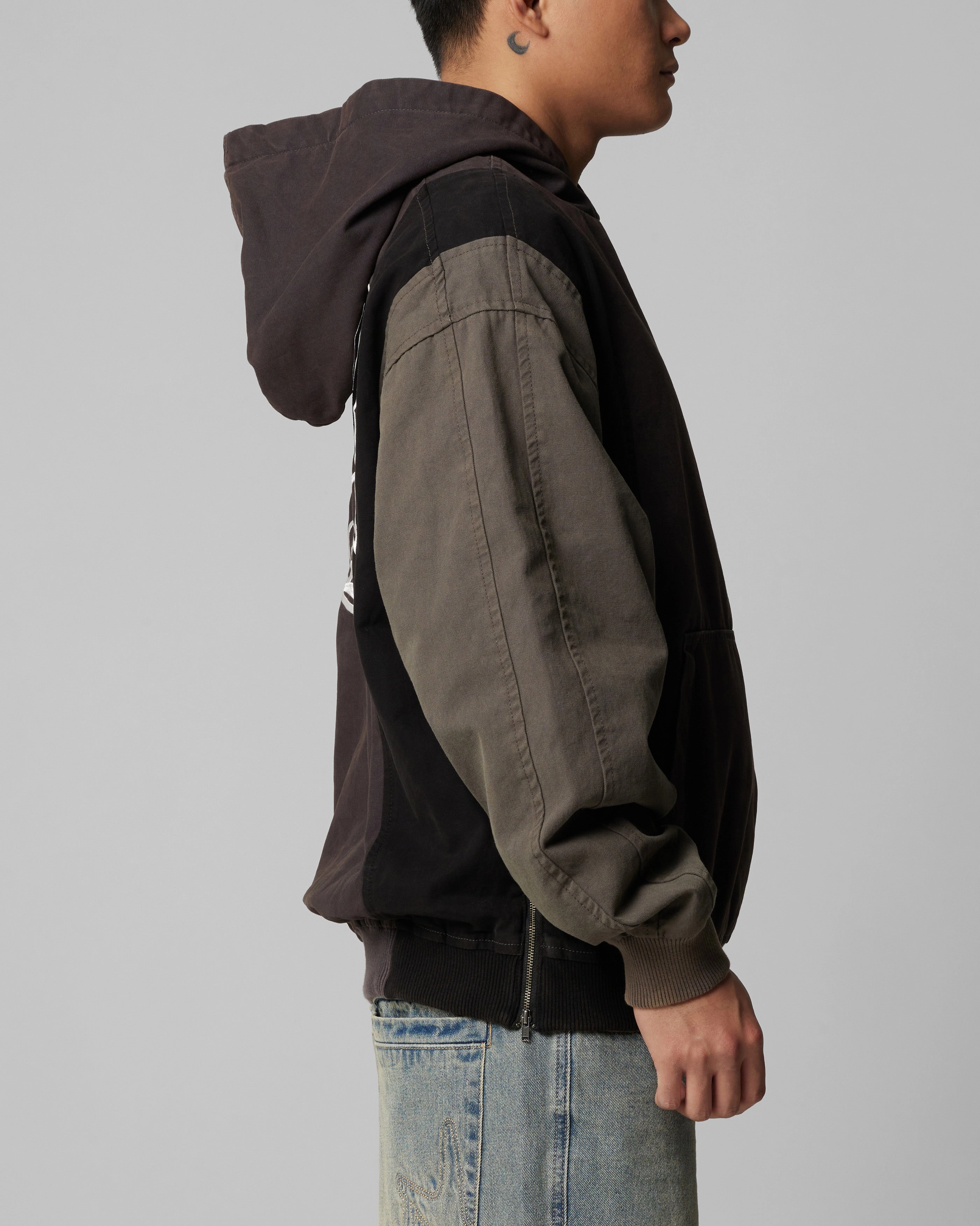 Loiter Splinter Hoodie Black/Charcoal Chic Active