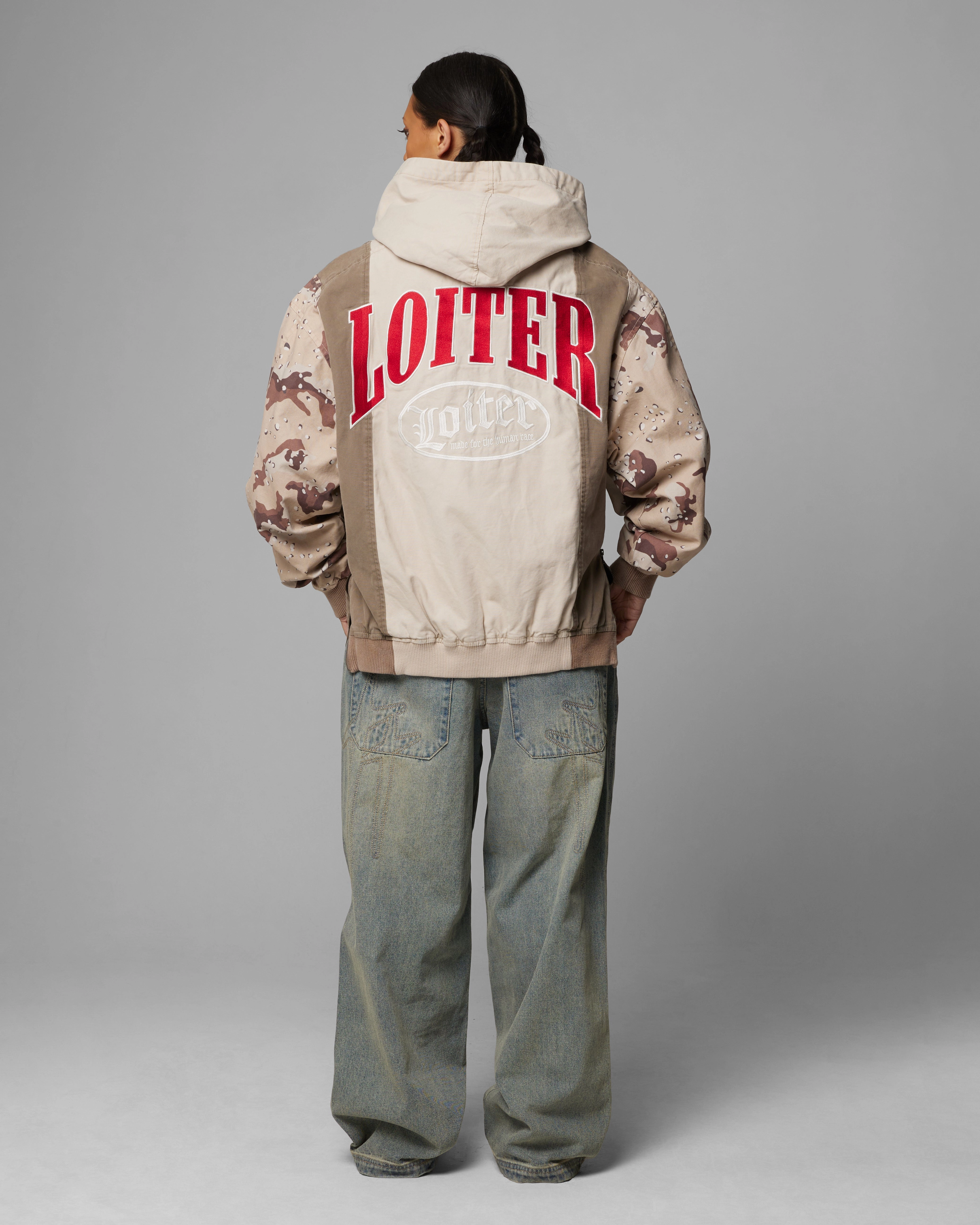 Loiter Splinter Hoodie Desert Camo everyday staple