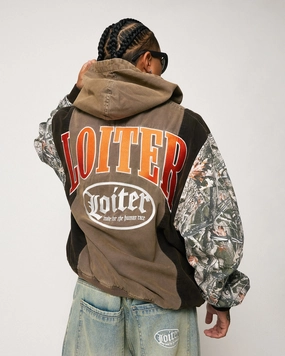 Loiter Splinter Hoodie Khaki/Camo horizontal