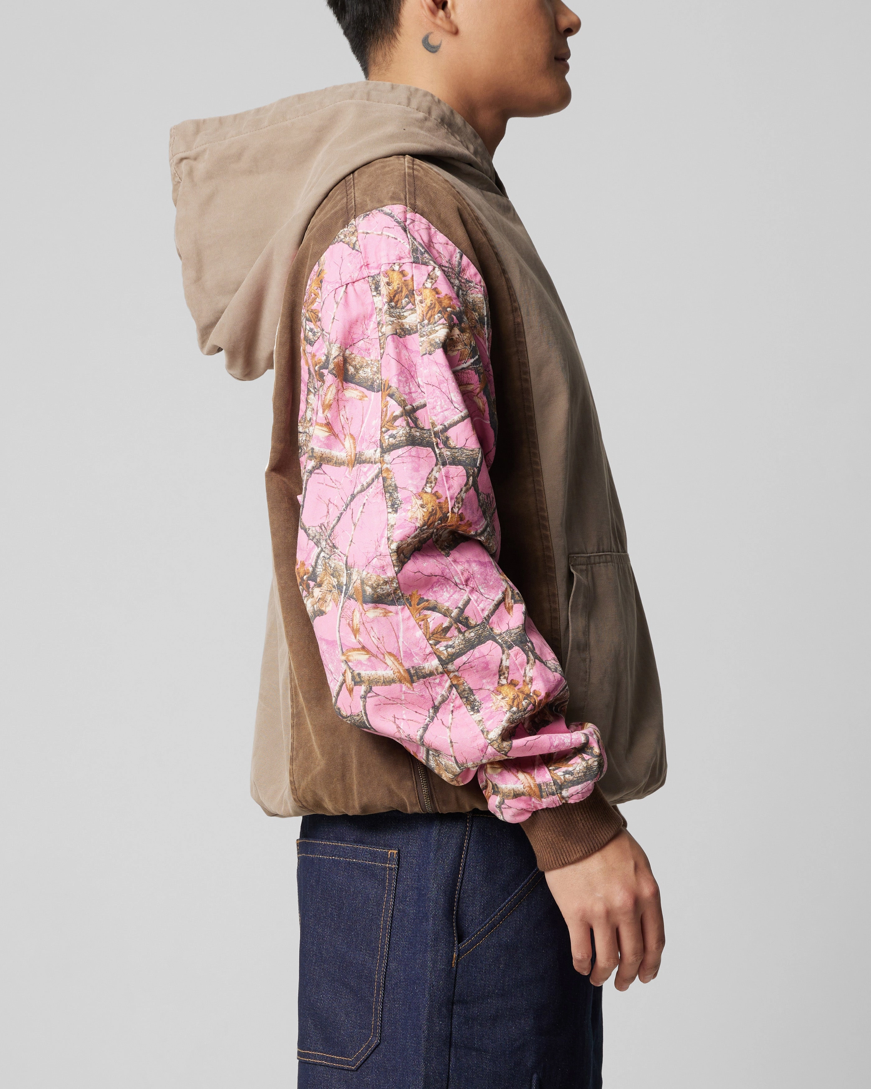 small - size wheels Odor Resistant Fabric Loiter Splinter Hoodie Pink Camo