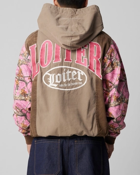 Loiter Splinter Hoodie Pink Camo Daily Cool