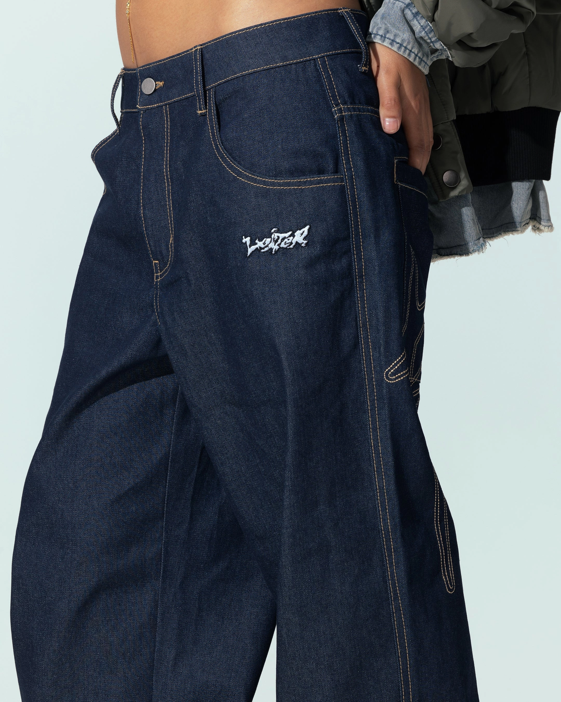Balanced Style Fit For Every Day Loiter Star Born Jeans Raw Indigo