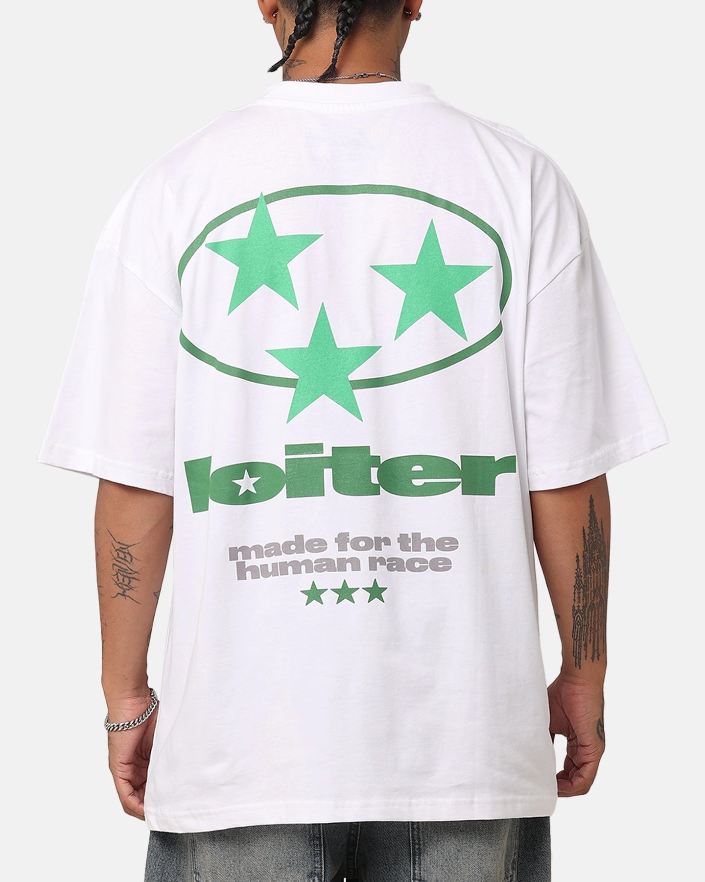 Loiter Star Child T-Shirt White Quick Drying Chilly Weather Style