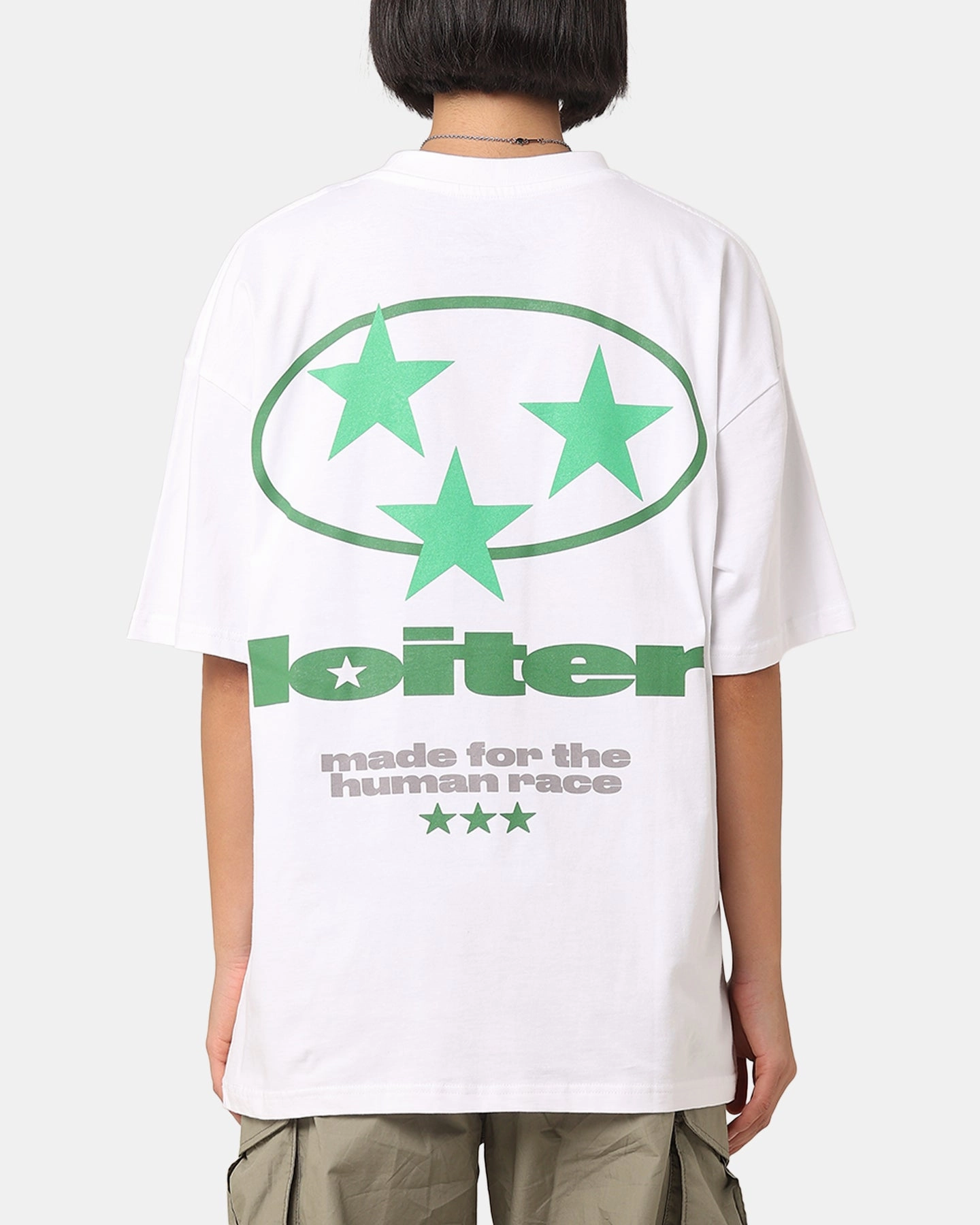 Comfortable apparel Loiter Star Child T-Shirt White