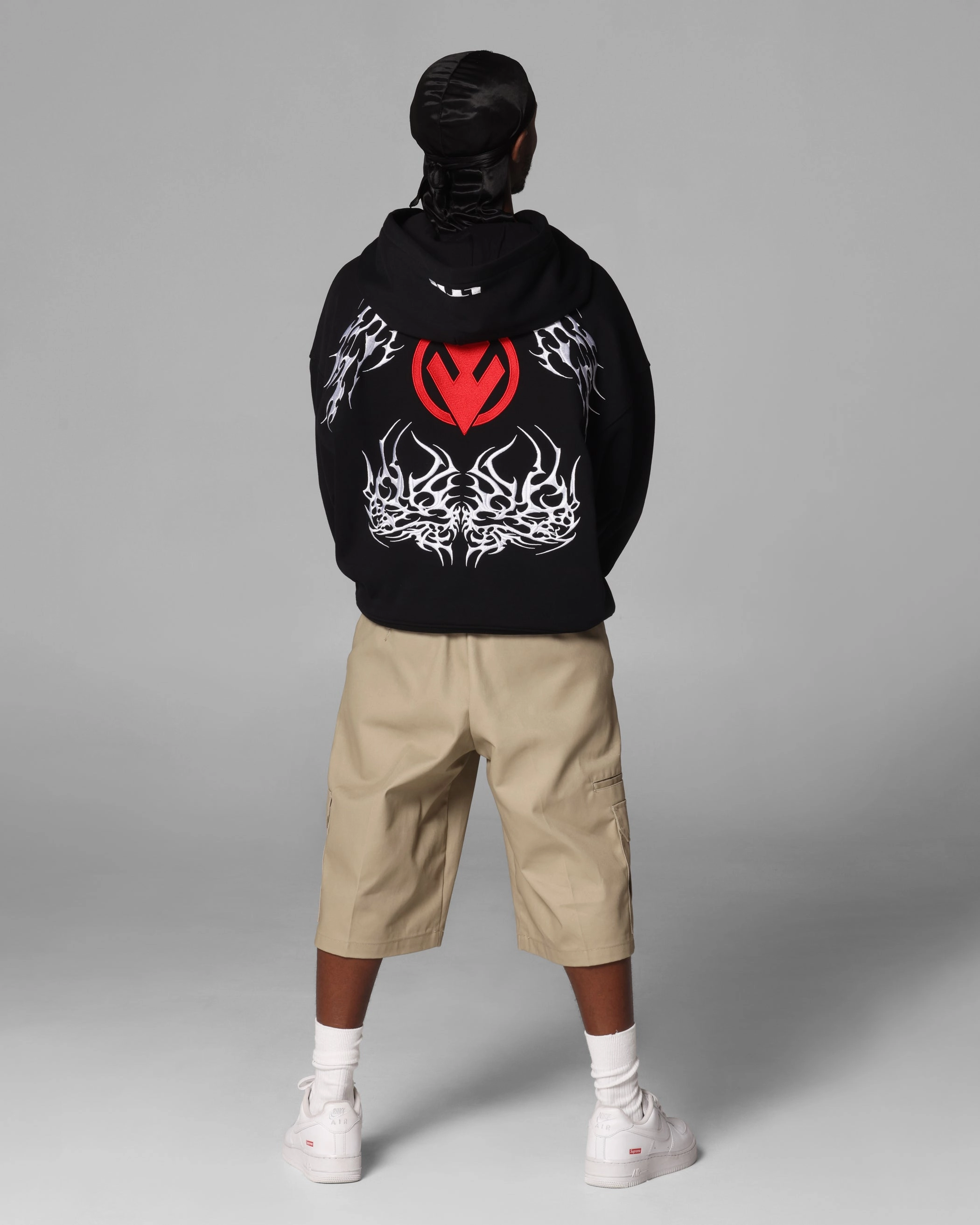 Hypoallergenic Fiber Loiter Star Wars Sith Hoodie Black
