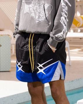 Loiter Starwalker Walk Shorts Black/Blue NonIrritatingTags