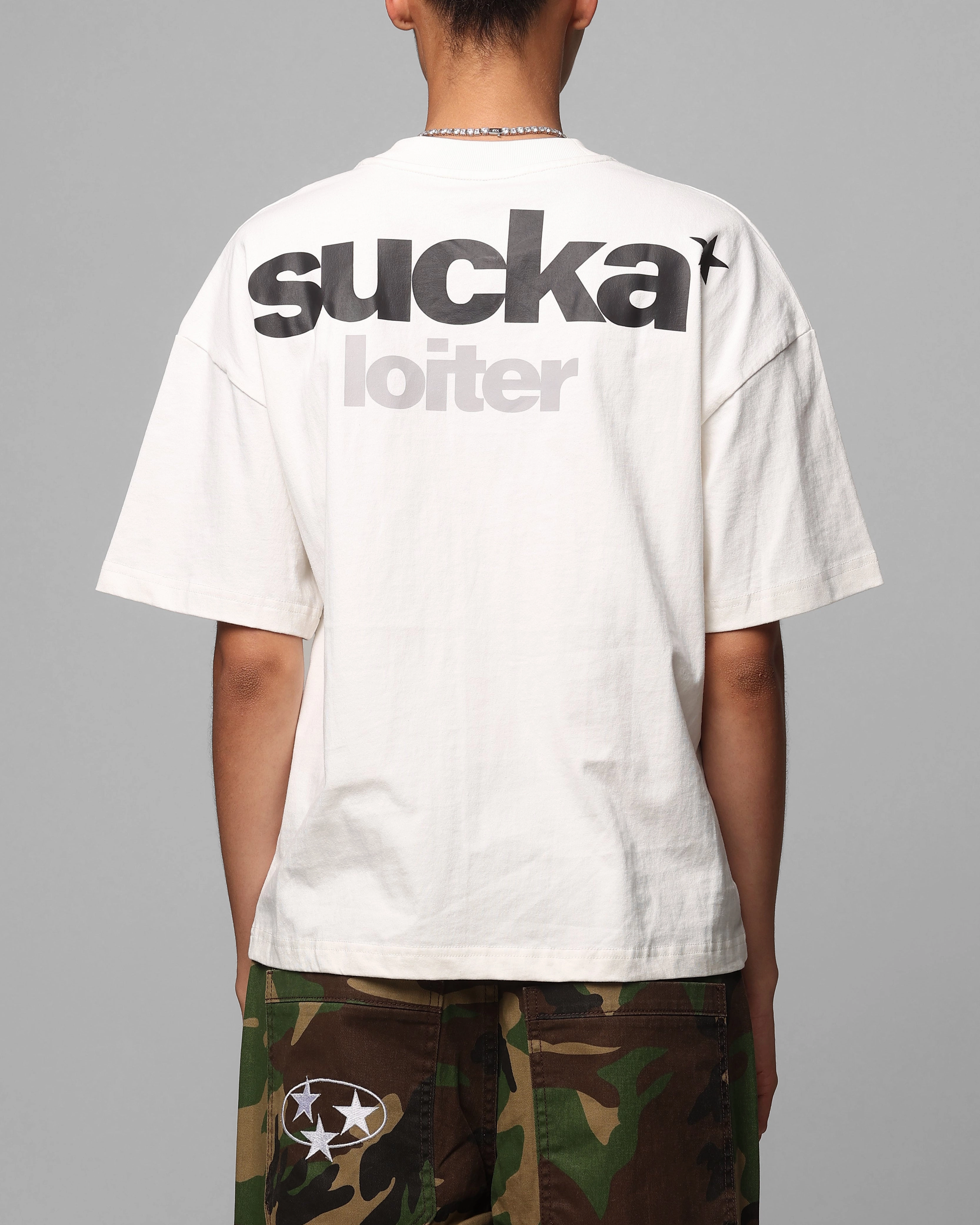 Loiter Sucka T-Shirt Off White SeamlessConstruction
