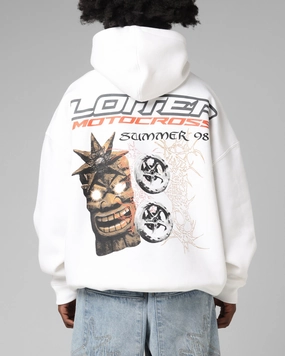 difficult to repair Advanced Design Loiter Summer Motocross Hoodie White
