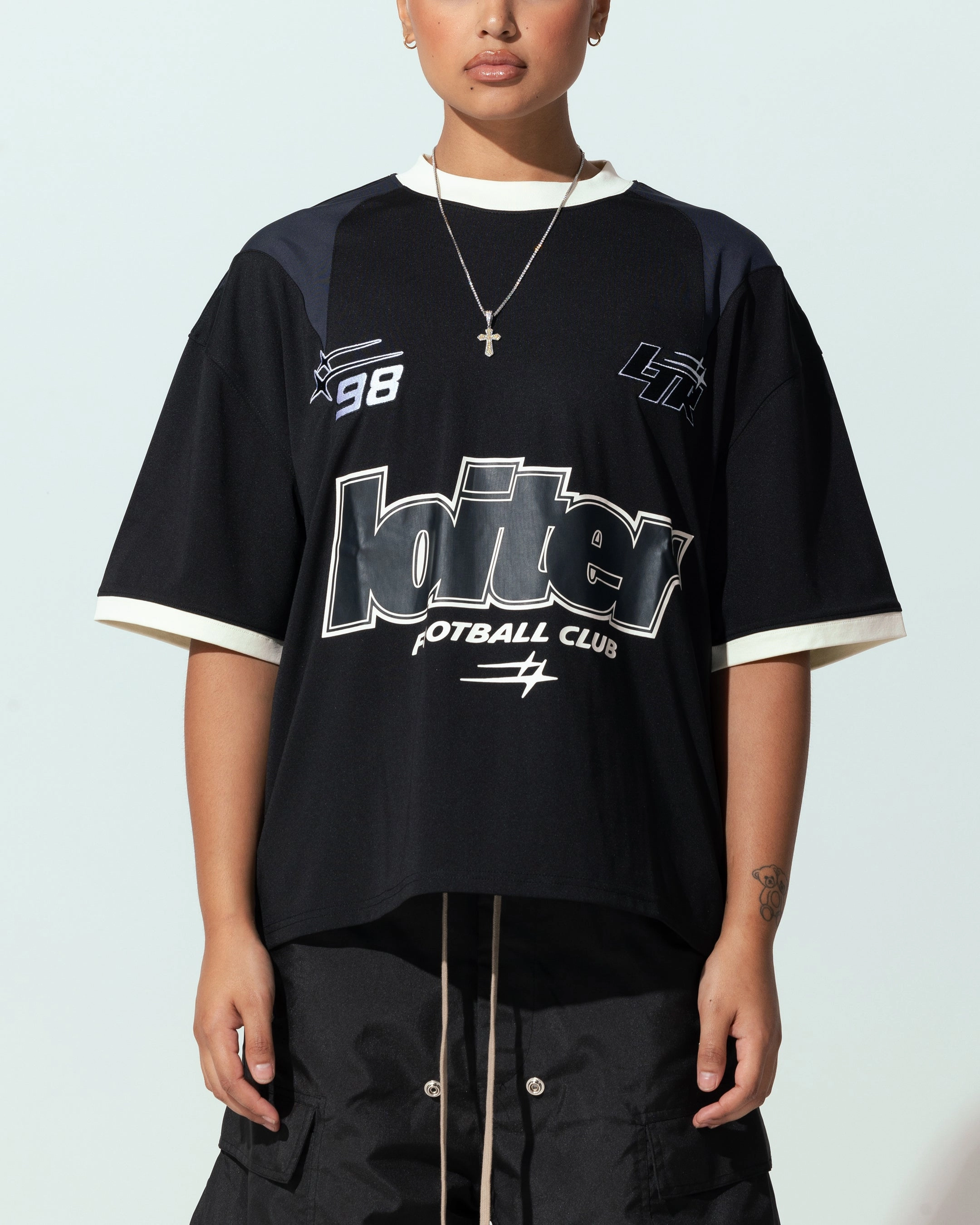 Loiter Tournament Jersey Black simple design