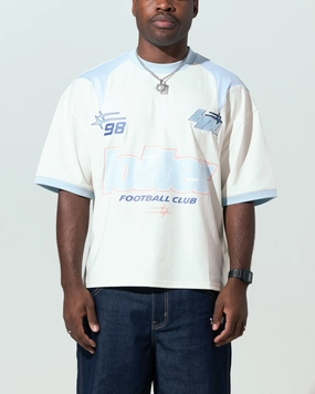 Workout Loiter Tournament Jersey Off White/Blue