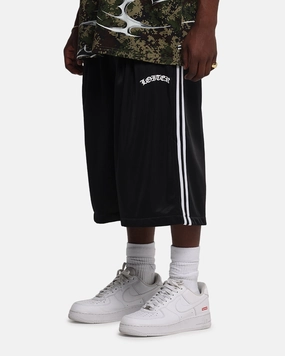 Loiter Track 3 Quarter Shorts Black artisanal quality Stain Resistant Treatment
