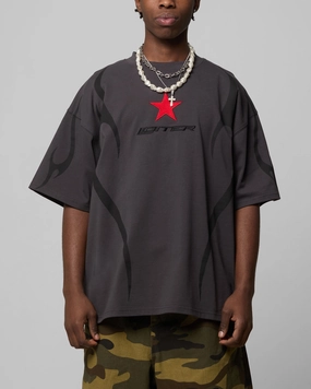 Loiter Trackstar T-Shirt Charcoal adults'