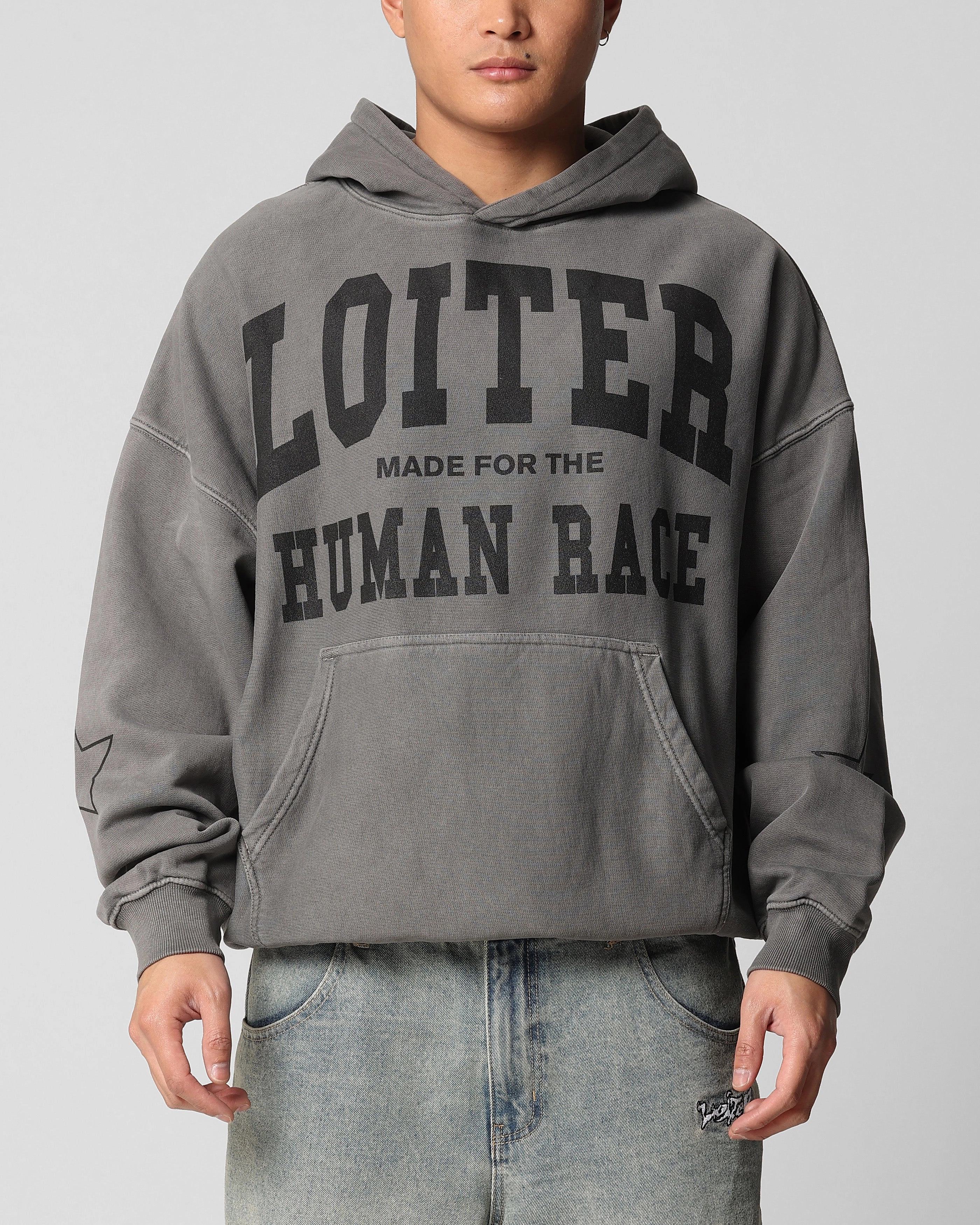 Price suitable for air sports Loiter Training Day Hoodie Washed Charcoal