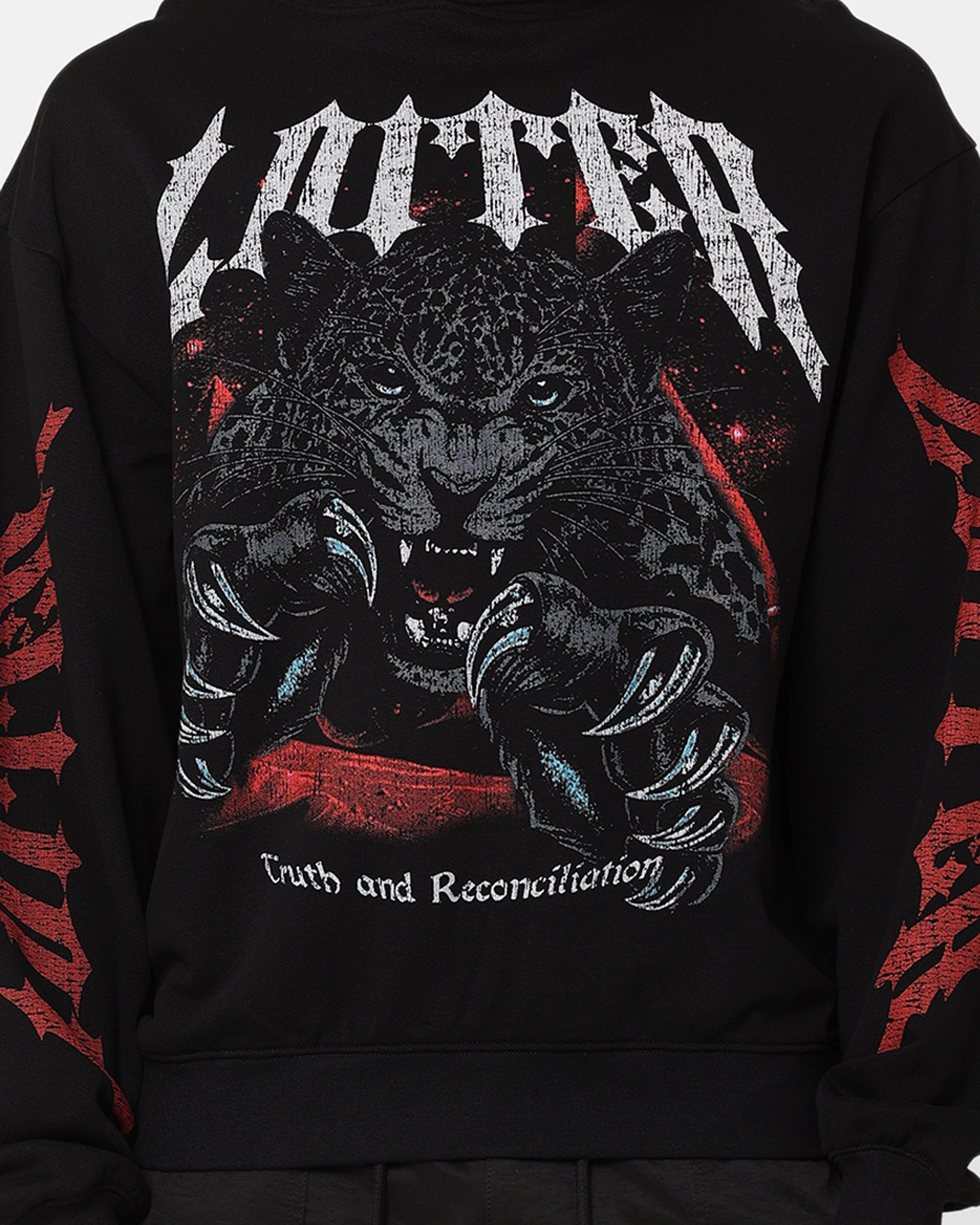 suitable for graduations Comfortable Shield Loiter Truth Hoodie Black
