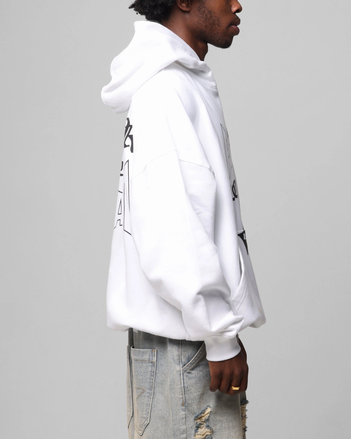 Loiter Ultimate Pain Hoodie White long term projects Non Chafing Design