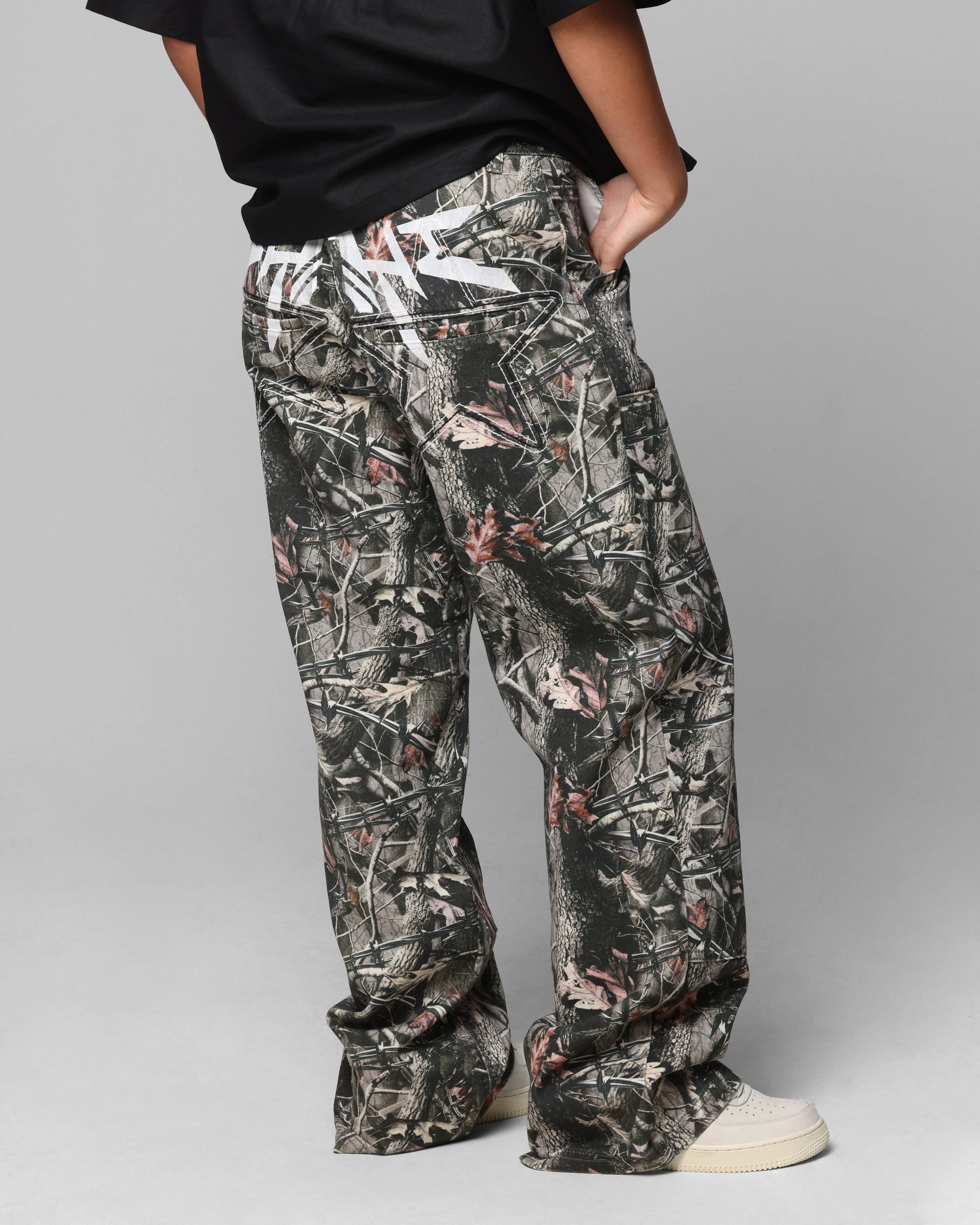 Loiter Unit Hunter Pants Real Tree Camo Casual Style Utility Basic