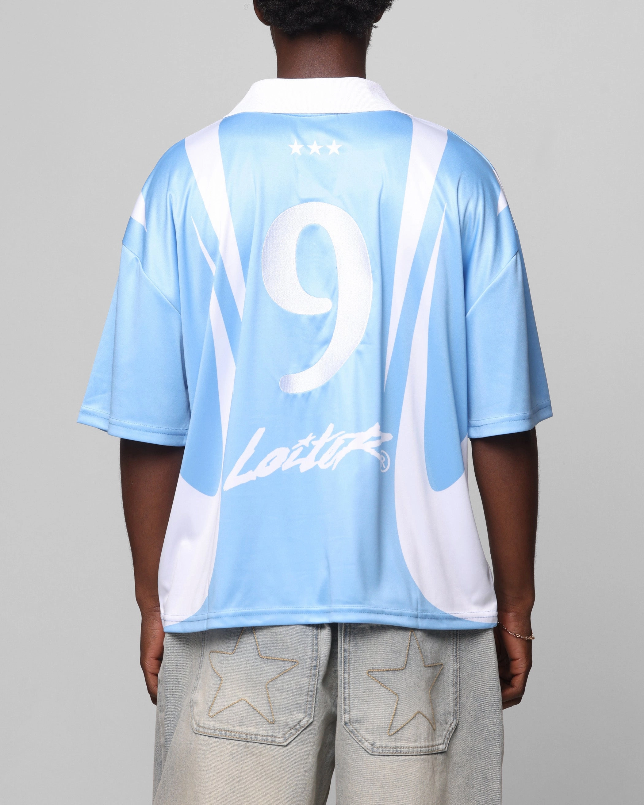 Loiter United Football Jersey Blue Versatile Apparel Sport Clip Compatible