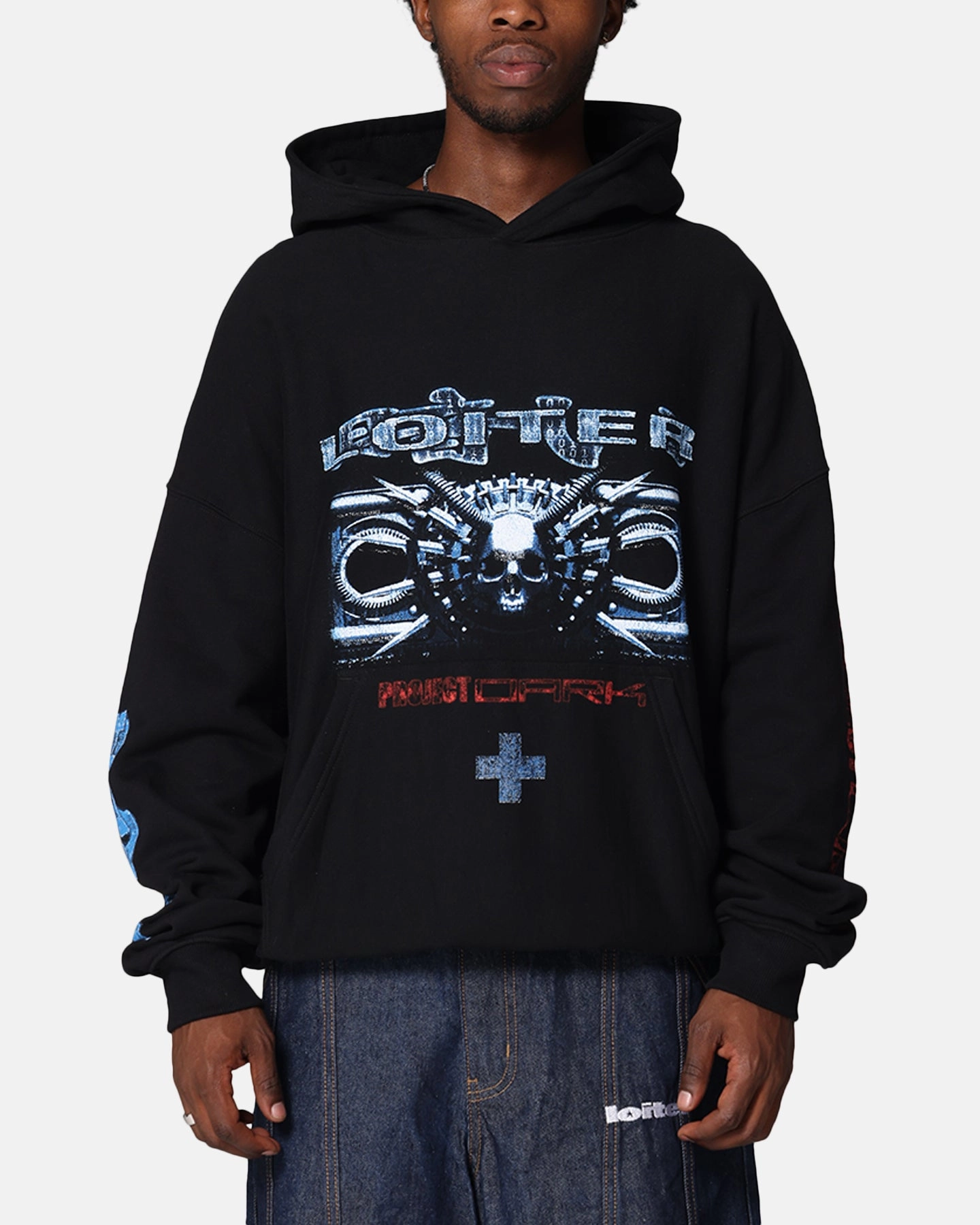 Loiter Void Hoodie Black Insulated Core Bonded Seam Technology