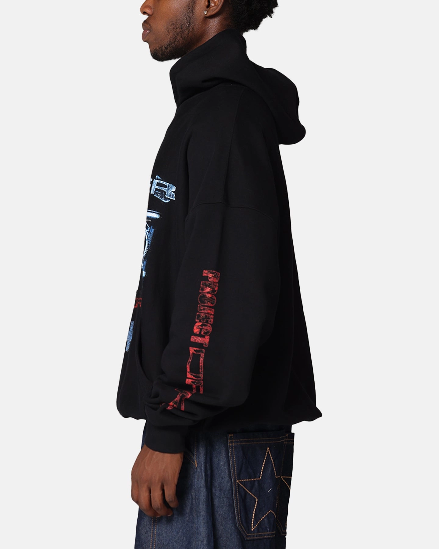 Loiter Void Hoodie Black suitable for land sports Reinforced Elbow Patches