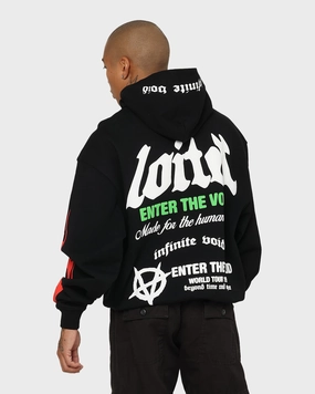 Consciousness Planner Loiter Void Multi Logo Hoodie Black/Multi