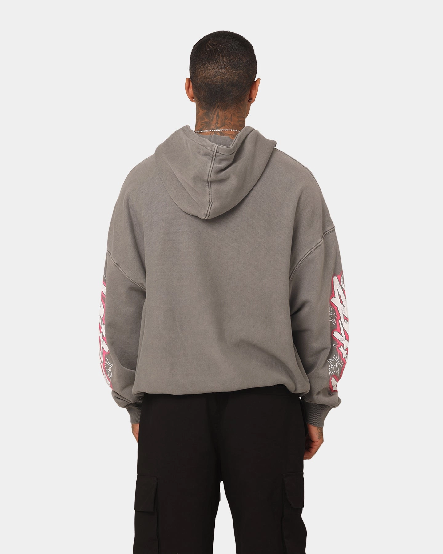 holiday Decal Loiter Wave Break Vintage Hoodie Charcoal